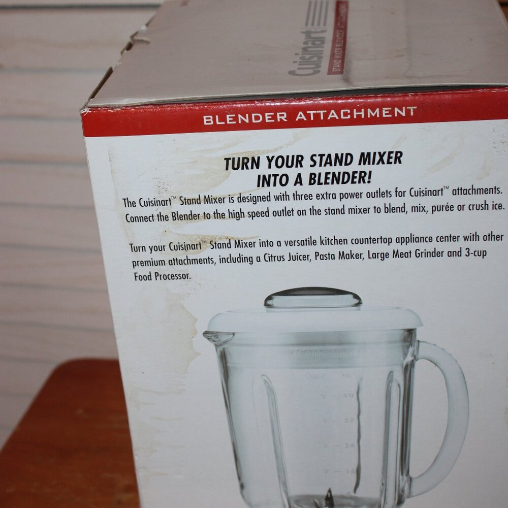 Cuisinart Blender Attachment for Cuisinart Stand Mixer, White, new in box - Picture 2 of 5